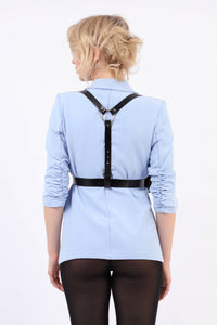 Leather Double Micro Bag Harness