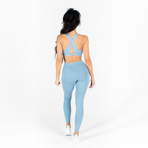 Athena Leggings - Pastel Blue