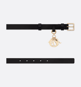 Miss Dior Belt • Black Smooth Calfskin, 20 MM