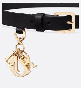 Miss Dior Belt • Black Smooth Calfskin, 20 MM