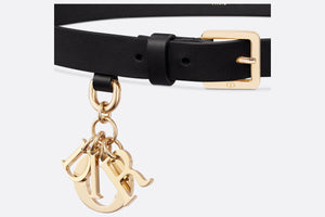 Miss Dior Belt • Black Smooth Calfskin, 20 MM