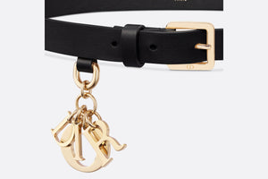 Miss Dior Belt • Black Smooth Calfskin, 20 MM