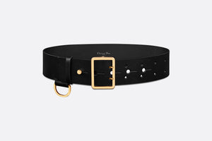 Dior Punk Belt • Black Matte Calfskin, 55 MM