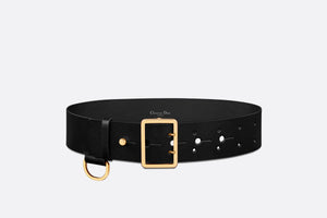 Dior Punk Belt • Black Matte Calfskin, 55 MM