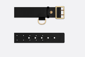 Dior Punk Belt • Black Matte Calfskin, 55 MM