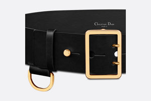 Dior Punk Belt • Black Matte Calfskin, 55 MM