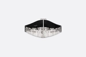 Dior Métamorphose Belt • Black Matte Calfskin and Silver-Finish Metal, 10 CM