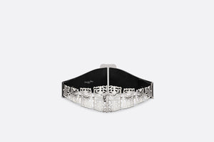 Dior Métamorphose Belt • Black Matte Calfskin and Silver-Finish Metal, 10 CM