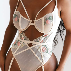 Skye Bodysuit - Champagne