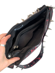 Pink Splatter Leather Bag