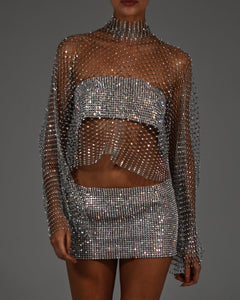 Sofina Set in Silver Ready to Ship