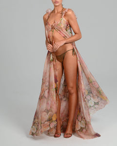 Krista Kaftan in Rose Silk