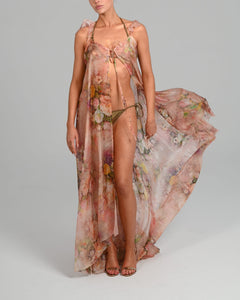 Krista Kaftan in Rose Silk