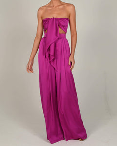 Natasha Trousers in Magenta Ready To Ship