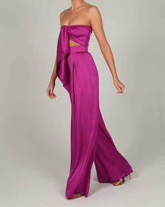 Natasha Trousers in Magenta Ready To Ship