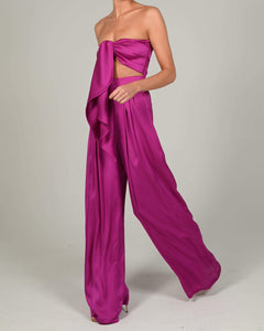 Natasha Trousers in Magenta Ready To Ship