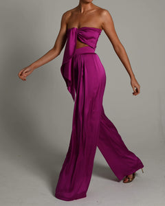 Natasha Trousers in Magenta Ready To Ship