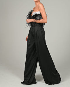 Natasha Trousers in Black Ready to Ship
