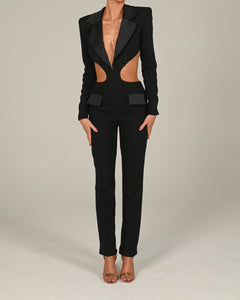Ruby Jumpsuit in Black Ready To Ship