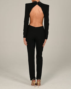Ruby Jumpsuit in Black Ready To Ship