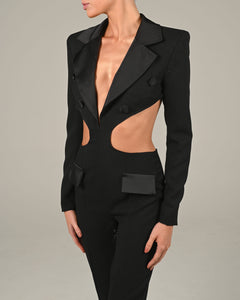 Ruby Jumpsuit in Black Ready To Ship