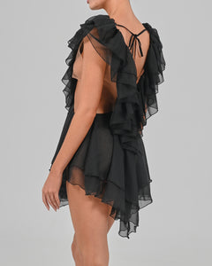 Sara Dress in Black Ready To Ship