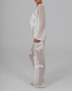 Alex Jumpsuit in Ivory