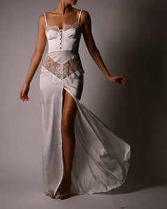 Dolce Maxi Dress in Ivory Ready To Ship