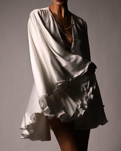 Lorena Crystal Dress in Ivory