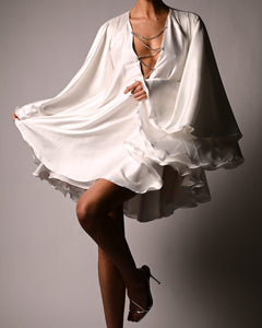 Lorena Crystal Dress in Ivory