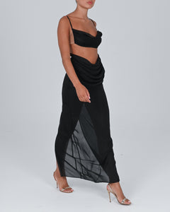 Hera Top in Black Ready To Ship