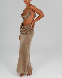 Hera Maxi Skirt in Blondie