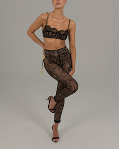 Francesca Leggings in Black Ready to Ship