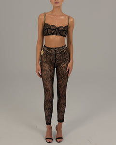 Francesca Leggings in Black Ready to Ship