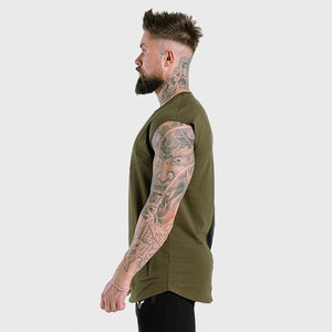 Statement Drop Shoulder Top - Olive