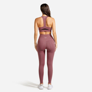 Warrior High-Waisted Leggings - Dusty Rose