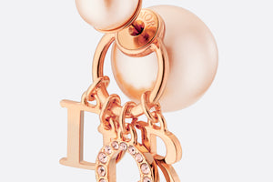 Dior Tribales Earrings • Pink-Finish Metal with Pink Resin Pearls and Crystals