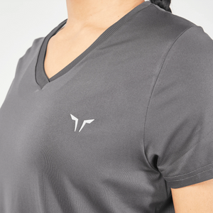 Essential V-Neck Tee - Asphalt
