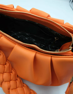 Soft Vegan Leather Bag Orange