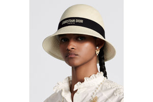 D-Tulipe Small Brim Cloche • Natural Straw
