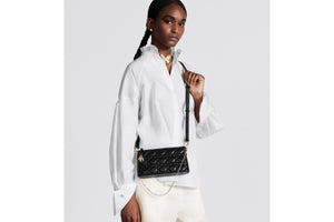 Miss Dior Mini Shoulder Bag • Black Cannage Lambskin