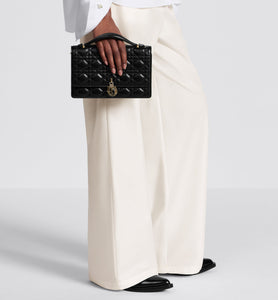 Miss Dior Top Handle Bag • Black Cannage Lambskin