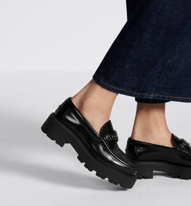 Dior Boy Platform Loafer • Black Brushed Calfskin