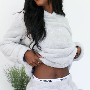 Teddy Hoodie - Frosted Grey