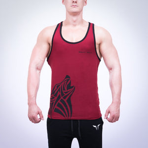 RED WOLF GYM TANK