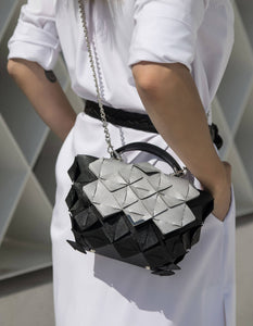 Diamond Bag Crystal Black & Silver