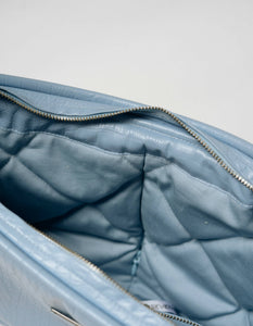 Blue hoop bag