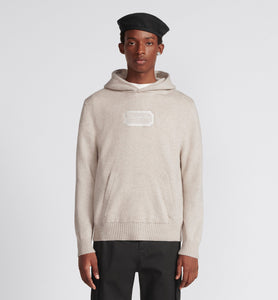 Christian Dior Couture Hooded Sweatshirt • Beige Cashmere Jersey
