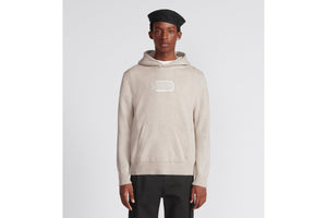 Christian Dior Couture Hooded Sweatshirt • Beige Cashmere Jersey