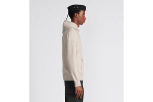 Christian Dior Couture Hooded Sweatshirt • Beige Cashmere Jersey